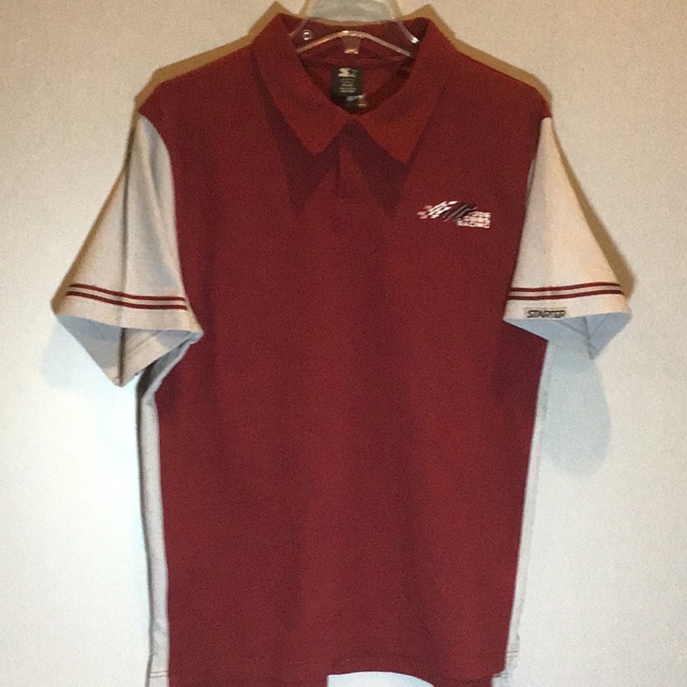 Joe Gibbs racing starter polo shirt vintage nascar